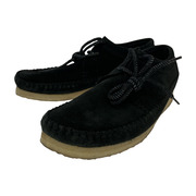 Clarks シューズ Weaver BLACK SUEDE UK8