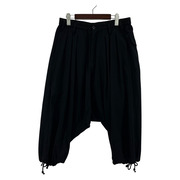 Yohji Yamamoto パンツ collections 21AW ウールギャバジンサルエルパンツ 黒