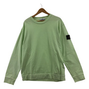 STONE ISLAND 長袖Tシャツ・カットソー ロゴパッチ L 黄緑