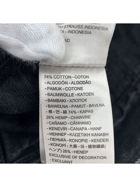 Levi's デニムジャケット LEVI'S PREMIUM デニムジャケット 1st型 先染メブラック M[値下]