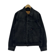Levi's デニムジャケット LEVI'S PREMIUM デニムジャケット 1st型 先染メブラック M[値下]