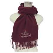 Vivienne Westwood ソノ他 バーガンディ マフラー 赤