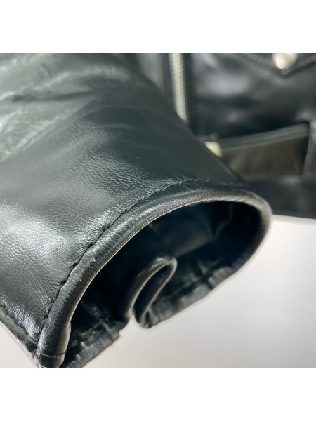 schott ライダース ホースハイド ダブル ライダースジャケット 黒 34