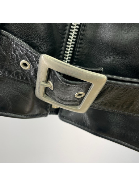 schott ライダース ホースハイド ダブル ライダースジャケット 黒 34