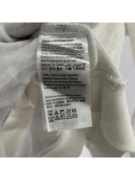 Calvin Klein Jeans FLAG SWEAT WHT (L)[値下]