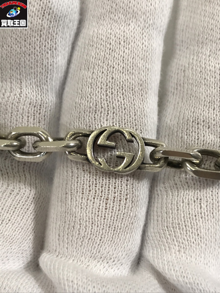 GICCI インターロッキング　チェーンブレスレット
