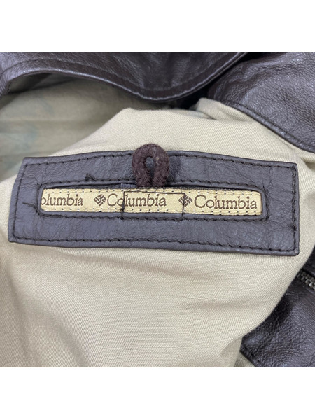 Columbia レザージャケット 00s ブラウン （L)