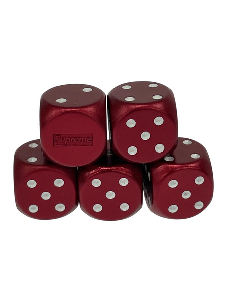 アクセサリー Supreme Aluminum Dice Set 21SS Supreme Dice Set with debossed logo on case Red Aluminum