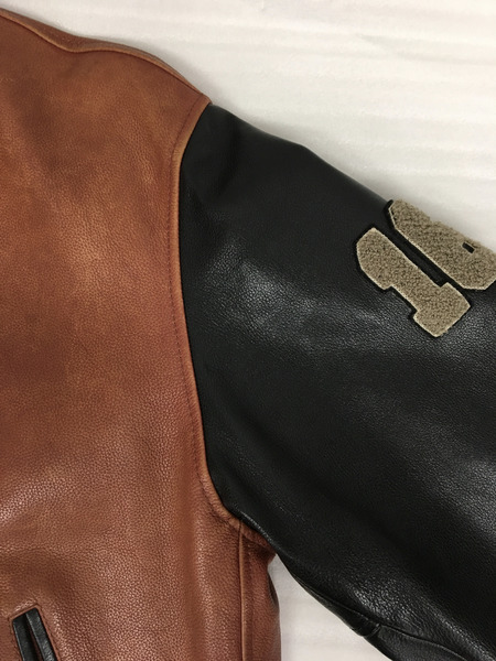 ラグ衣料その他 22AW エディ期 オールレザースタジャン 44 ブラウン