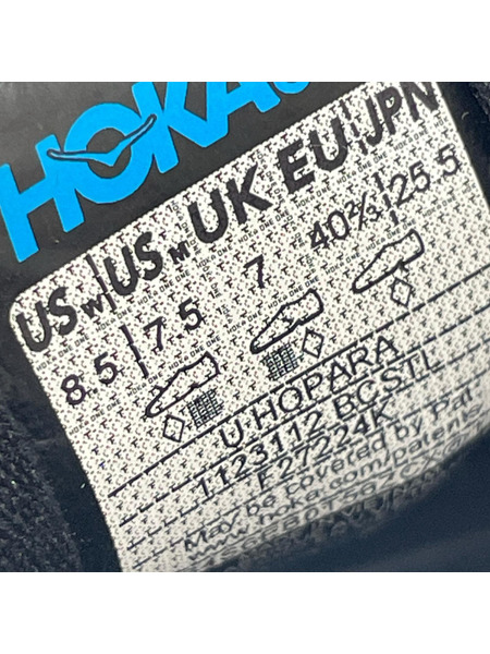 HOKA ONE ONE シューズ HOPARA ブラック 25,5cm