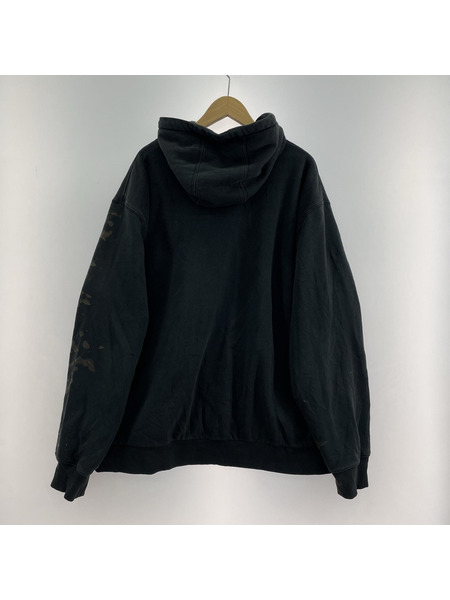 Carhartt パーカー(ジップアップ) スウェットジップパーカ/裏ボア/BLK (2XL)[値下]