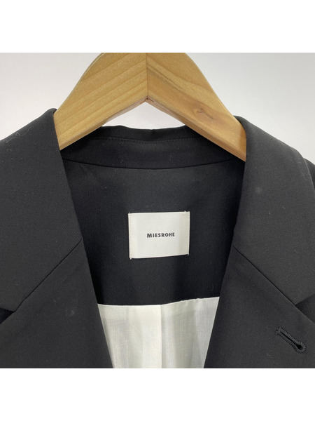 テーラードジャケット・ブレザー miesrohe/ブラック/MWFJ249052