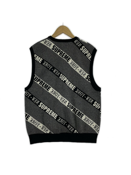 Supreme ジレ・ベスト 22SS Stripe Sweater Vest M