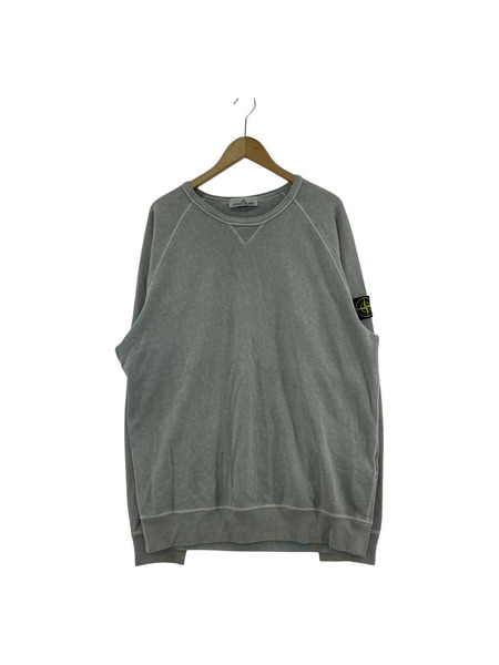 スウェット・トレーナー STONE  63051 Cotton Fleece Crewneck Sweatshirt 4BKS083 STONE ISLAND 63051 Cotton Fleece Crewneck Sweatshirt 4BKS083