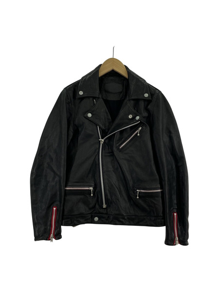 HYSTERIC GLAMOUR ダブルライダースジャケット S ブラック