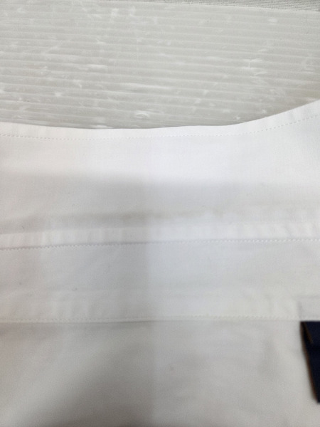 LOUIS VUITTON ヴァージル期 STAPLES DNA SHIRT スクエアカラーシャツ S 白