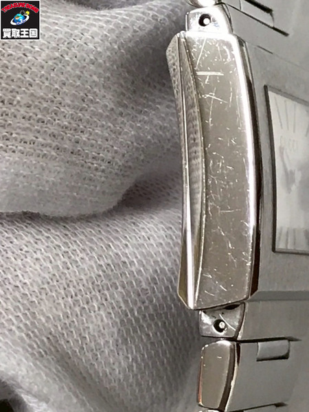 GUCCI グッチ Gレクタングル 100L 電池交換済み メンズ QZ　 