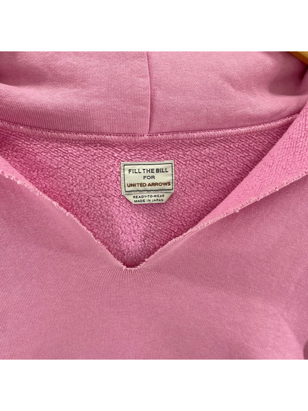 District UNITED ARROWS パーカー ピンク