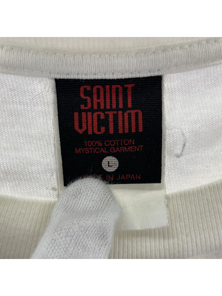 SAINT MICHAEL 半袖Tシャツ・カットソー 24SS EV SS TEE / SHINJI 白 (L)