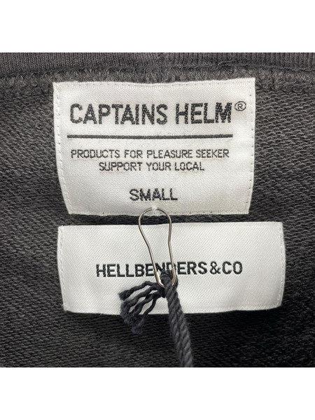 Captains Helm パーカー ×HELLBENDERS&CO チャコール