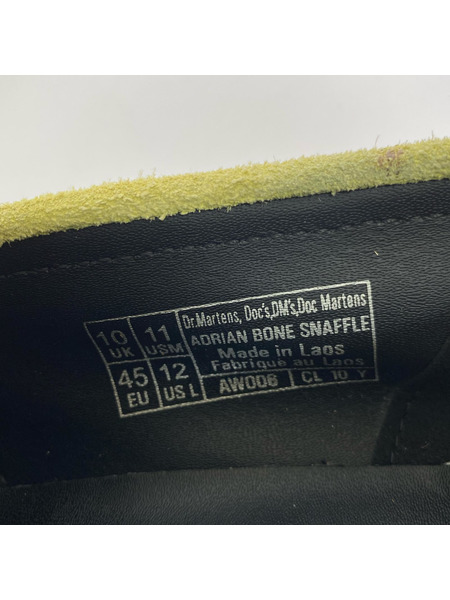 Dr.Martens シューズ ADRIAN BONE SNAFFLE(UK:10) 緑/茶