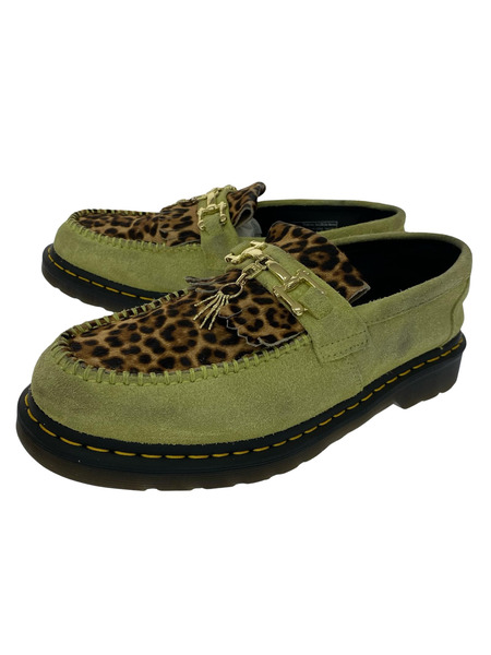 Dr.Martens シューズ ADRIAN BONE SNAFFLE(UK:10) 緑/茶