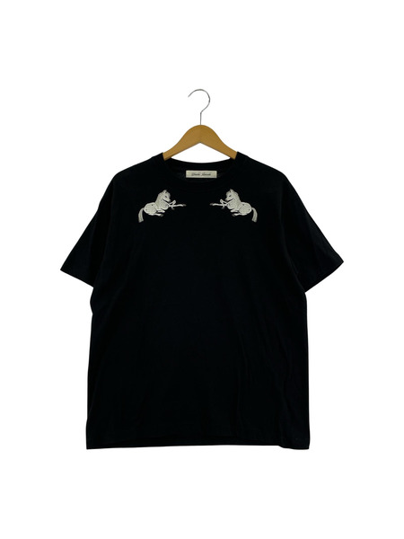 . 半袖Tシャツ・カットソー TANAKA DAISUKE TWO HORSE 黒[値下]