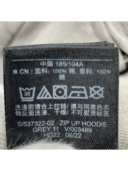 GAP×YEEZY zip up hoodie L グレー