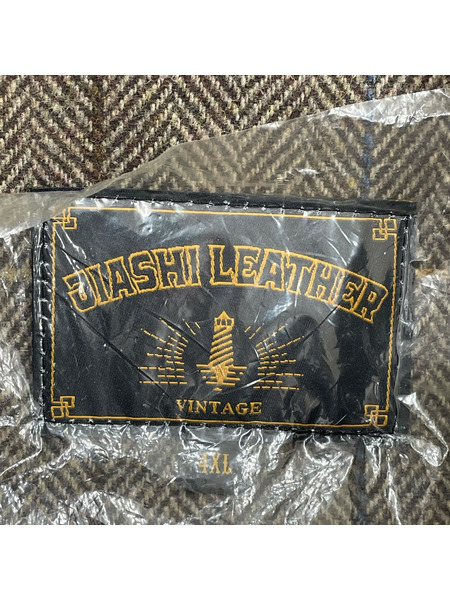 レザージャケット JIASHI LEATHER レザーカーコート 4XL