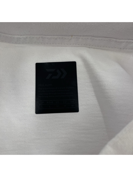 DAIWA PIER39 TECH TEE POCKET CREW　ホワイト　L BE-32024