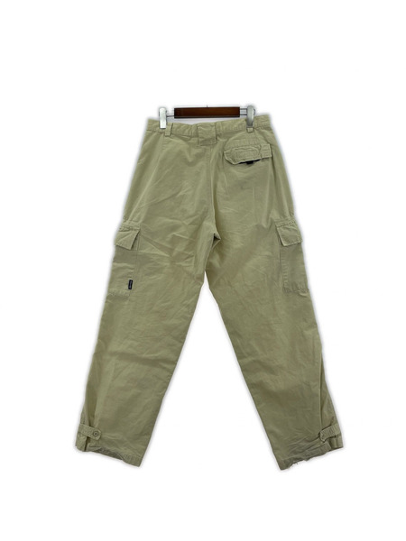 STUSSY パンツ 90s頃 USA製  リップストップ カーゴパンツ (W30) ベージュ
