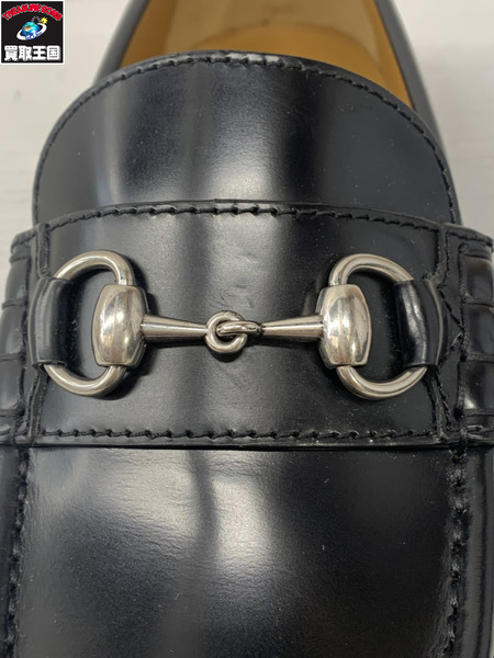 靴 GUCCI ホースビットローファー 6 1/2 ブラック