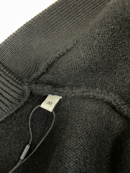 AMI paris Ami De Coeur メリノウールフェルトカーディガン M ブラック