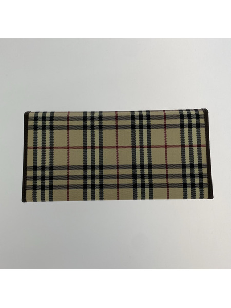 BURBERRY 長財布 ノバチェック/二ツ折リ財布