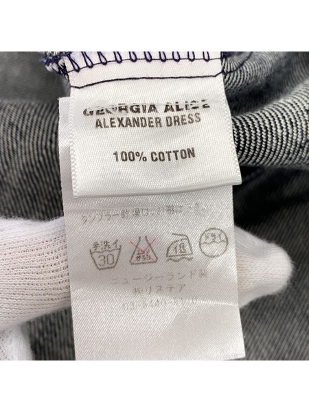 ノースリーブワンピース GEORGIA ALICE デニムジャンパースカート[値下]