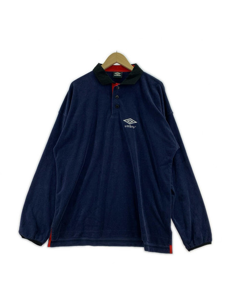 umbro ポロシャツ Pile Gameshirt NVY L