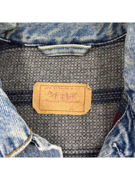 Levi's デニムジャケット 80s 裏ブランケット デニムベスト 70402