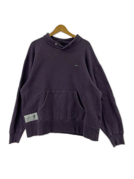 DESCENDANT スウェット・トレーナー ROO STAND COLOR SWEATSHIRT 紫 (2)[値下]