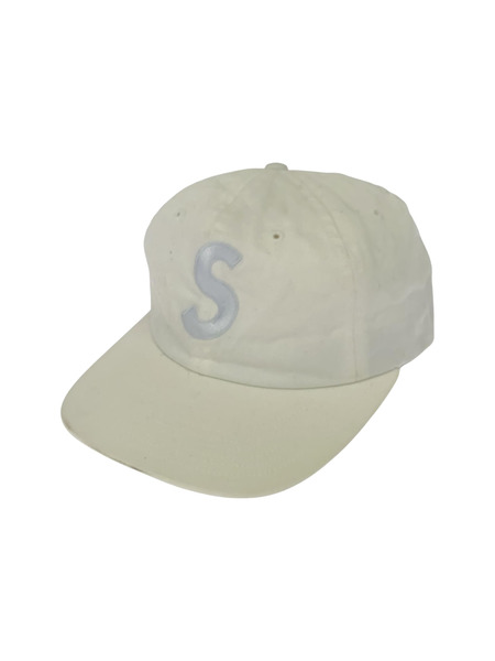 Supreme キャップ Sロゴ/6パネル