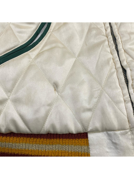 東洋エンタープライズ ジャケット スカジャン 髑髏×U.S.NAVY L