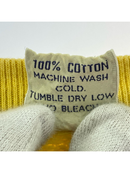 Buzz Rickson's 半袖Tシャツ・カットソー S/S クルーネック イエロー