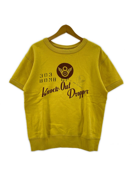 Buzz Rickson's 半袖Tシャツ・カットソー S/S クルーネック イエロー