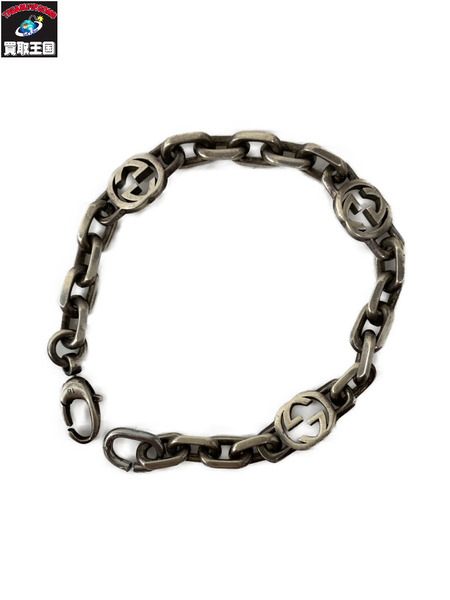アクセサリー GUCCI インターロッキングブレスレット 925[値下]