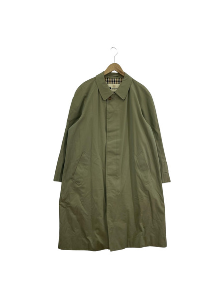 Aquascutum ジャケット ポーランド製 ステンカラーコート 緑[値下]