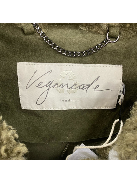 Vegancode ムートンスタイルジャケット オリーブ