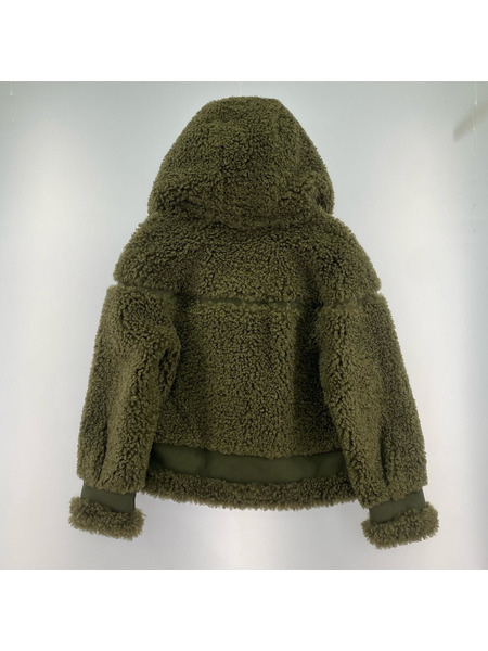 Vegancode ムートンスタイルジャケット オリーブ