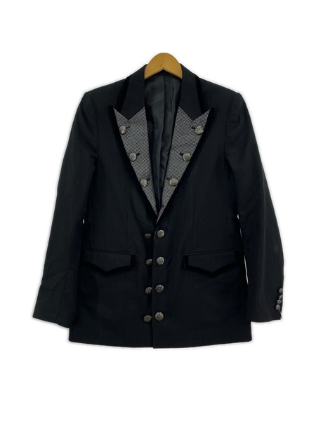 blank Noir Tailored JKT ダブルブレストジャケット 1 ブラック[値下]