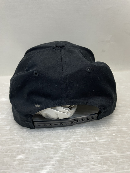 LOVE EAR ART 刺繍 スナップバックキャップ 黒