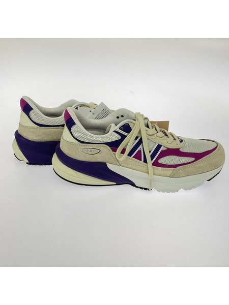 NEW BALANCE スニーカー U990TD6 28.0cm ベージュ 紫[値下]