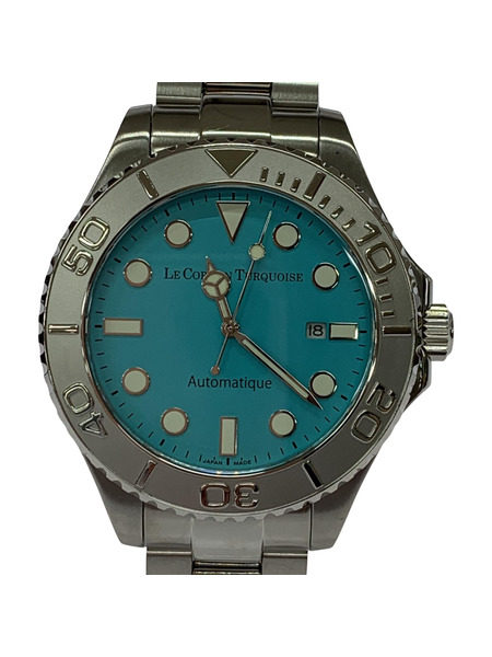 メンズ時計 Le Cordon Turquoise 自動巻キ アイスブルー/シルバー